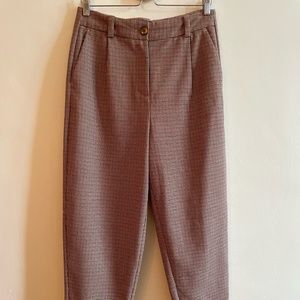 Frank & Oak Wool Blend Houndstooth Pants